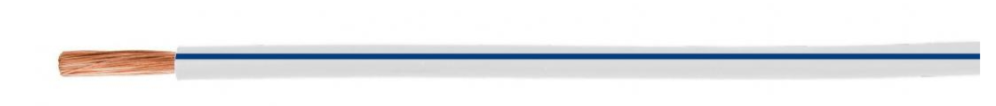 Installationskabel X05v-k 0,5 Weiß-blau 4512441s /250m/