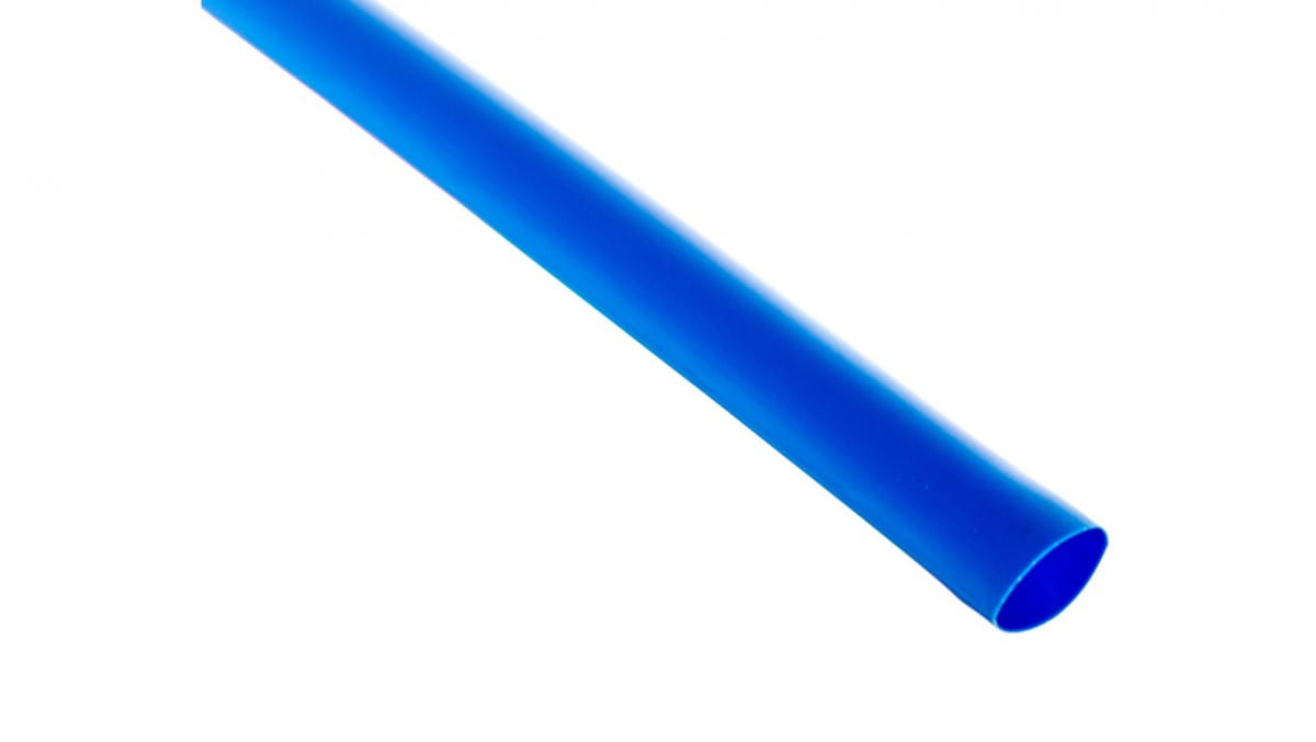 Dünnwandiger Schrumpfschlauch, 1-m-abschnitte, Cr 9,5/4,7 Blau, 427552 /50 Stück/