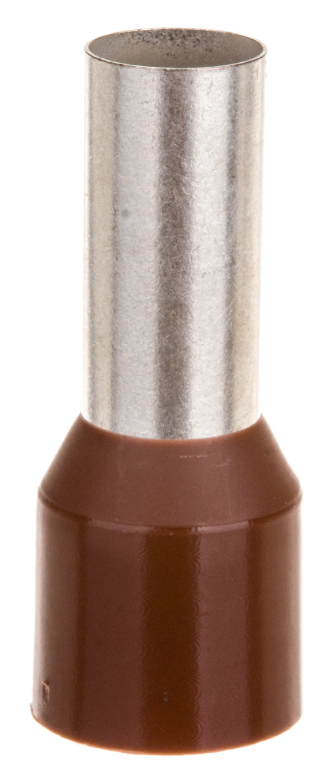 Isolierte Kabelendhülse Ti 25mm2/16mm Braun Verzinnt Ti25l16de /100 Stück/