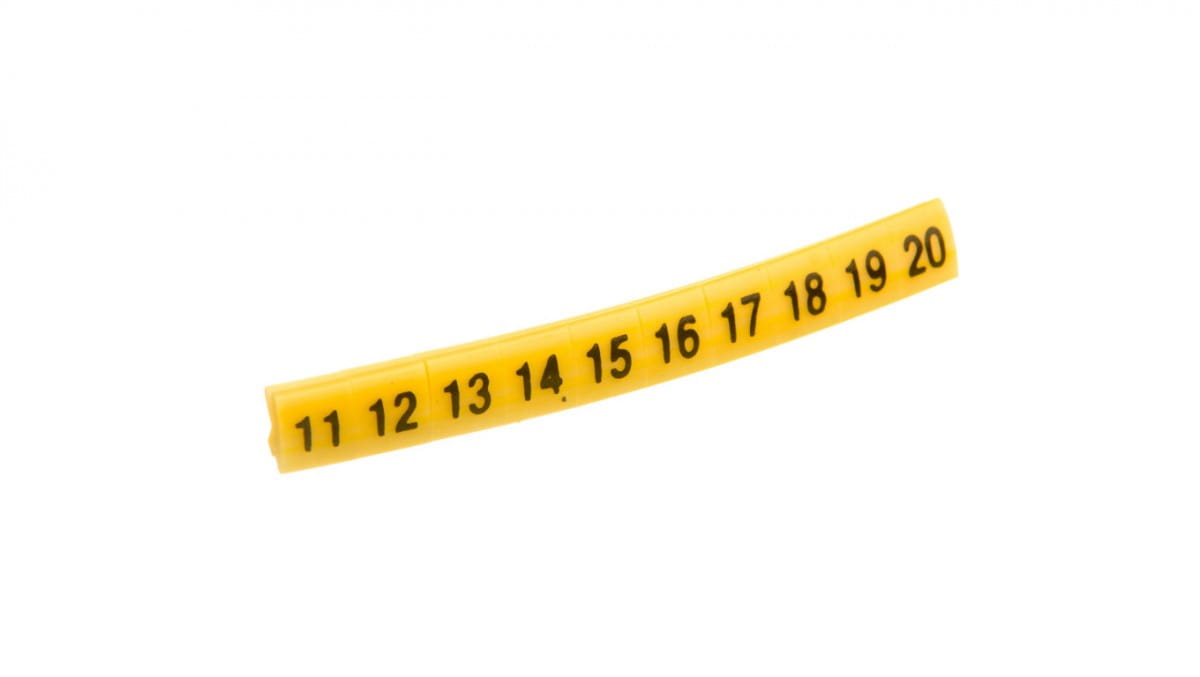 Markierung Für Steckverbinder Ez-5/11-20 Gelb R34rr-02050301300 /100 Stück/