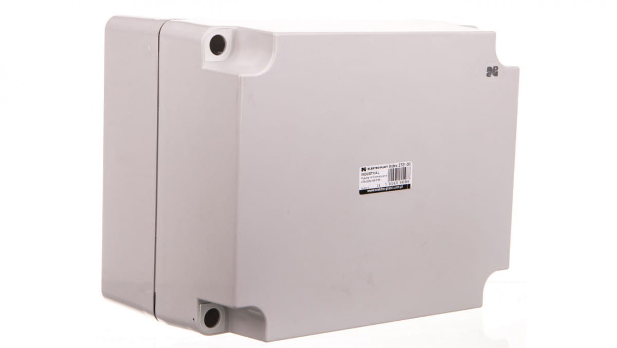 Industrieller Hermetischer Kasten N/t 270x220x168 Ip65 Grau 2721-00
