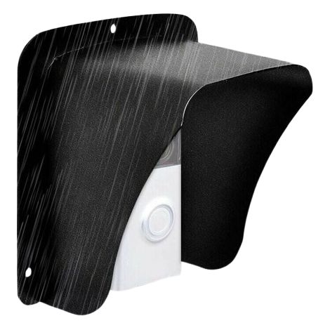 Couvercle Porte-sonnette - En Métal Anticorrosion - Protection Contre Pluie Neige Soleil - Compatible Toutes Sonnettes Vidéo - 1 Pièce