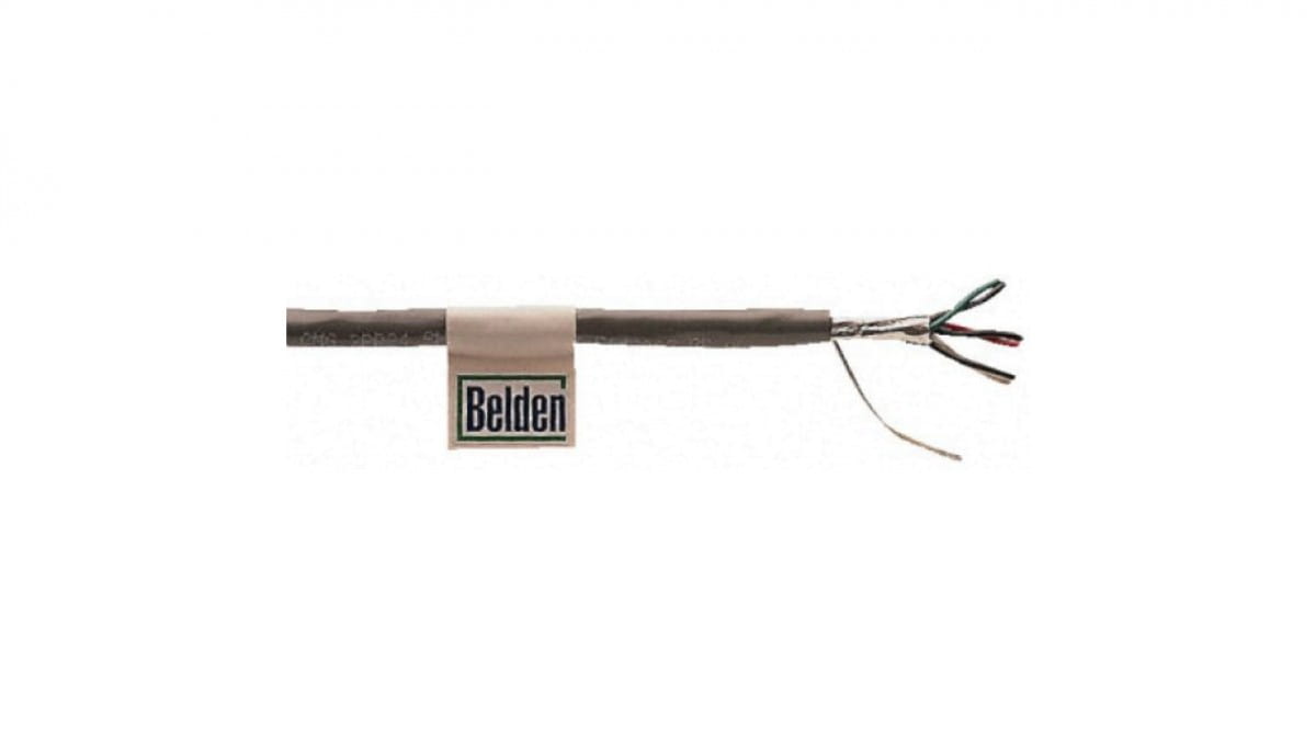 Rs232-seriellbuskabel 1x2x24awg Pvc-litzig Grau Bl-9501.00u305 /305m/