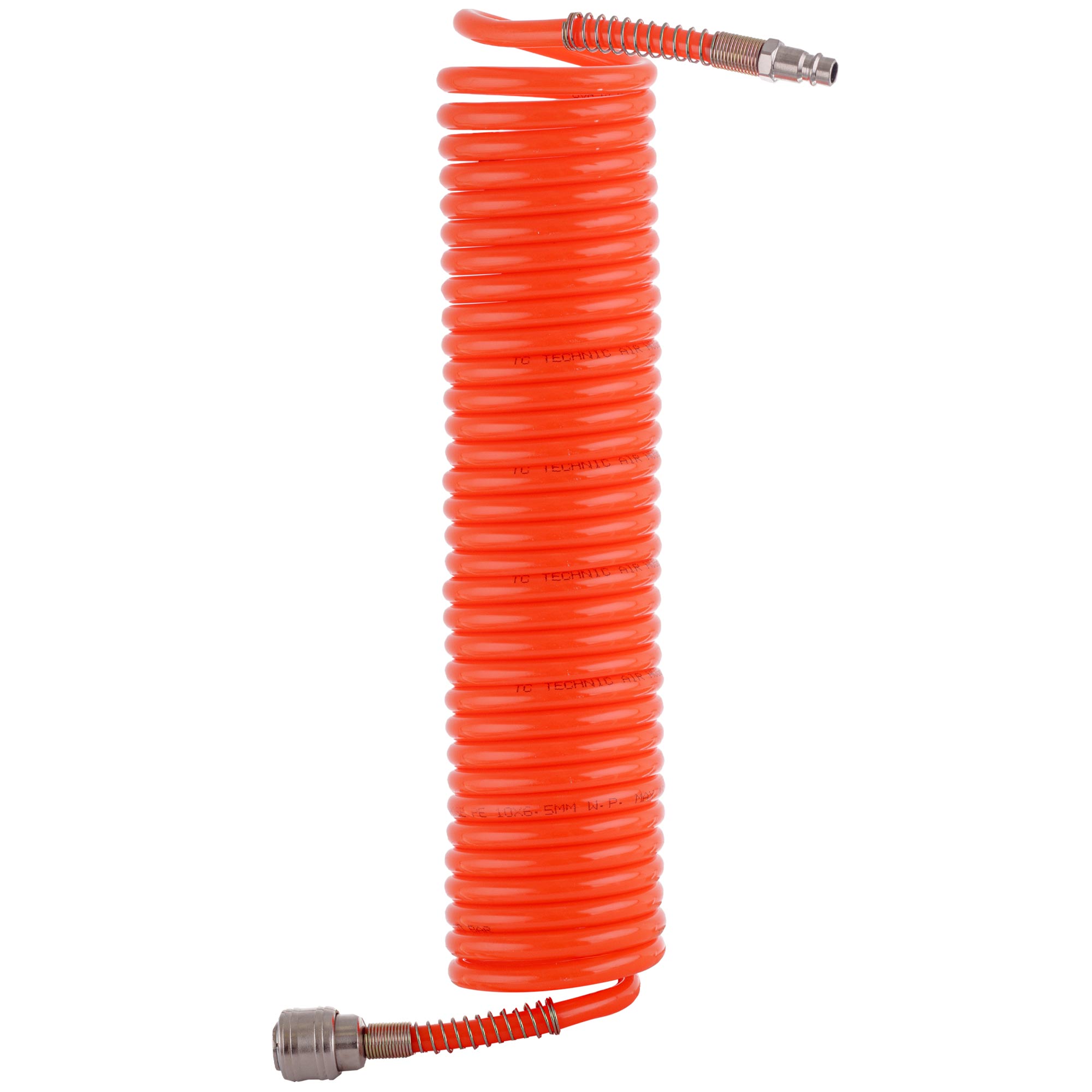 Spiralschlauch 20 M, Pneumatikschlauch 6,5 X 10 Mm Für Kompressor 10 Bar