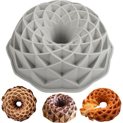 Silicone Ring Cake Mold - Durable And Versatile - 1 Piece - Bpa Free - 23 Cm