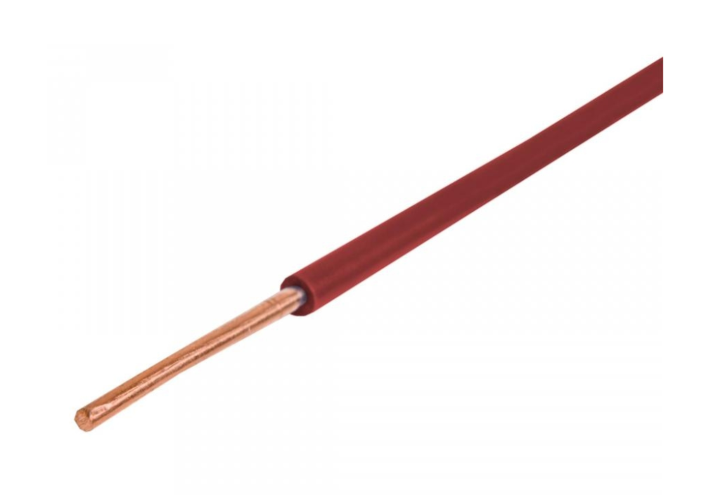Installationskabel H07v-u (dy) 1 Rot /100m/