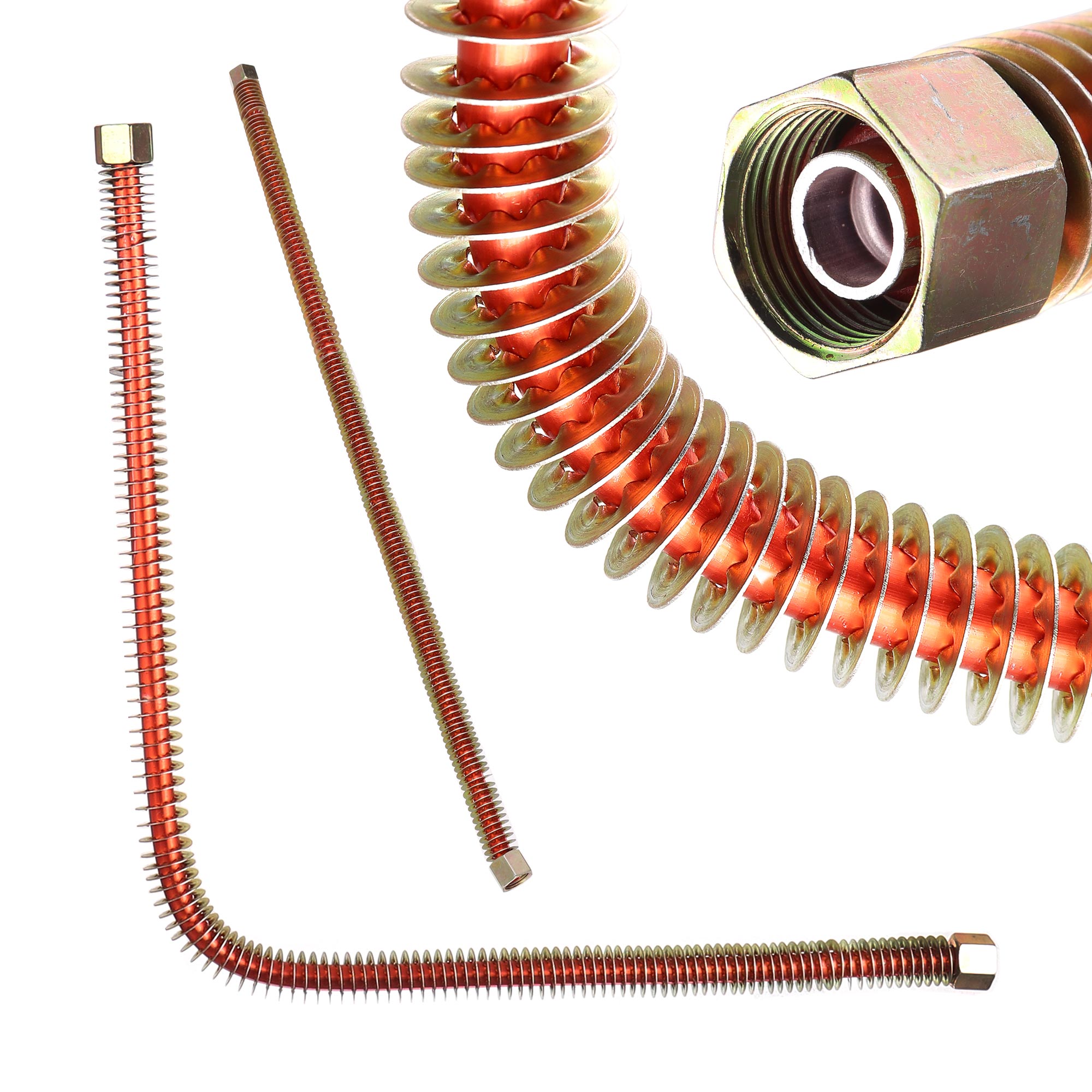 Kühlerschlauch 3/4"-16uns Kompressor Metallkühlung