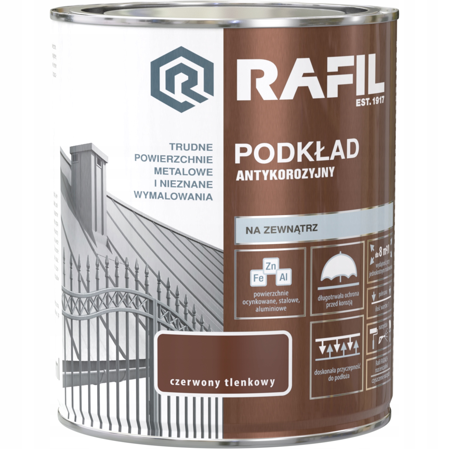 Rafil Korrosionsschutzgrundierung Rotoxid 0,75 L
