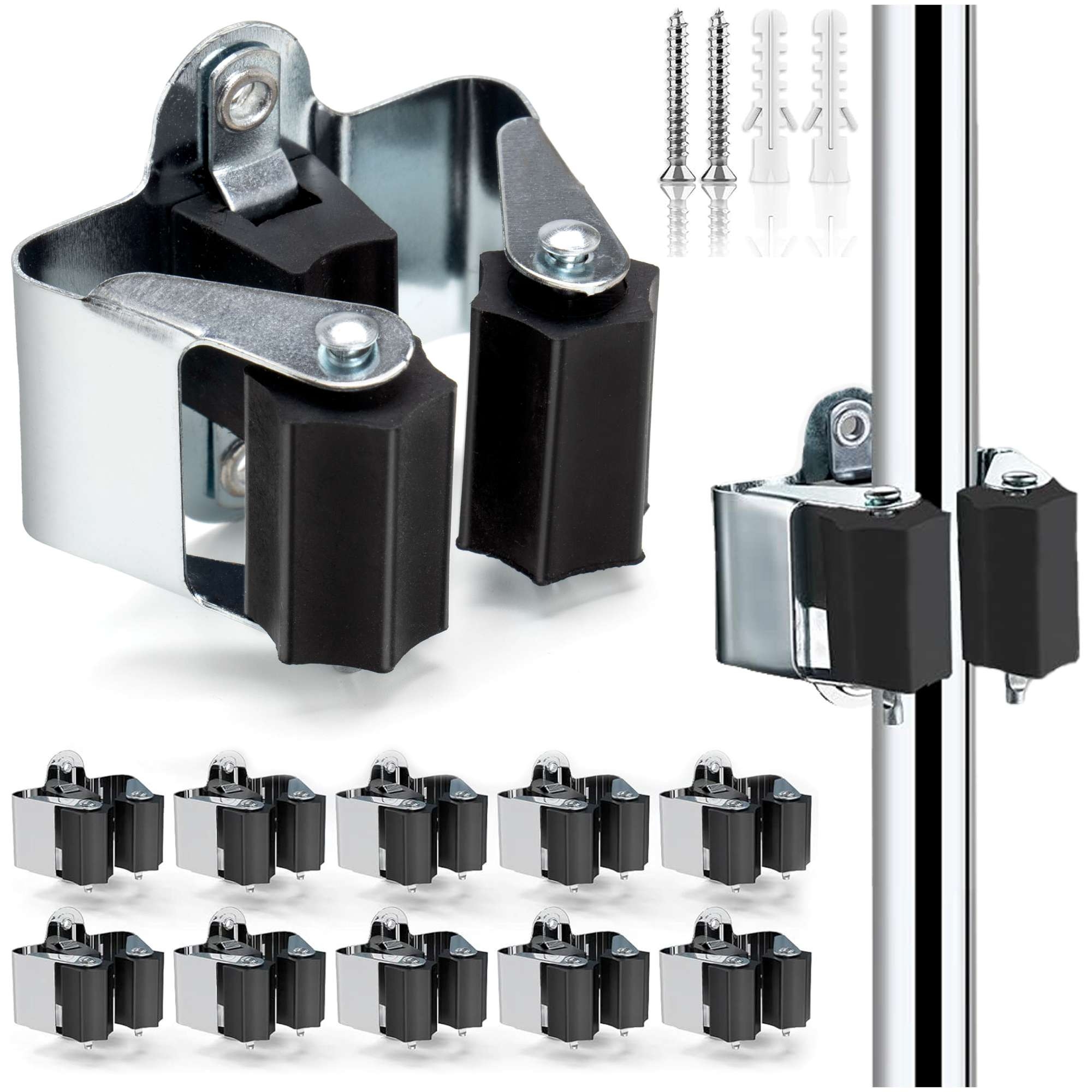 Set Mit 10 Apollo Besenwerkzeughaltern