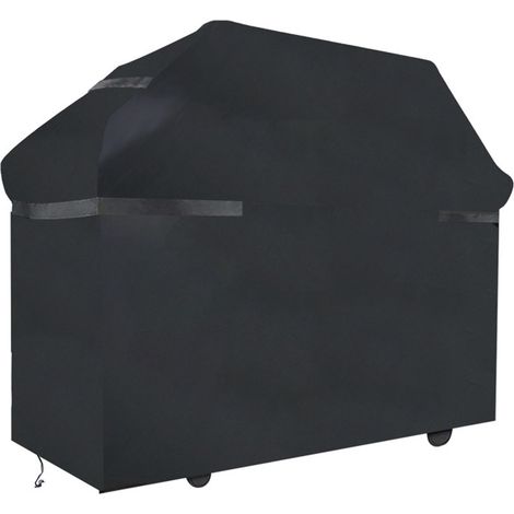 Housse De Barbecue - Tissu Oxford 210d Imperméable - Protection Contre Pluie Et Uv - Pour Gril À Gaz Extérieur - 147x61x117 Cm