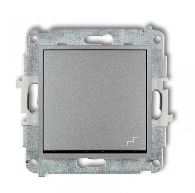 Mini-treppenschalter Silbermetallic 7mwp-3