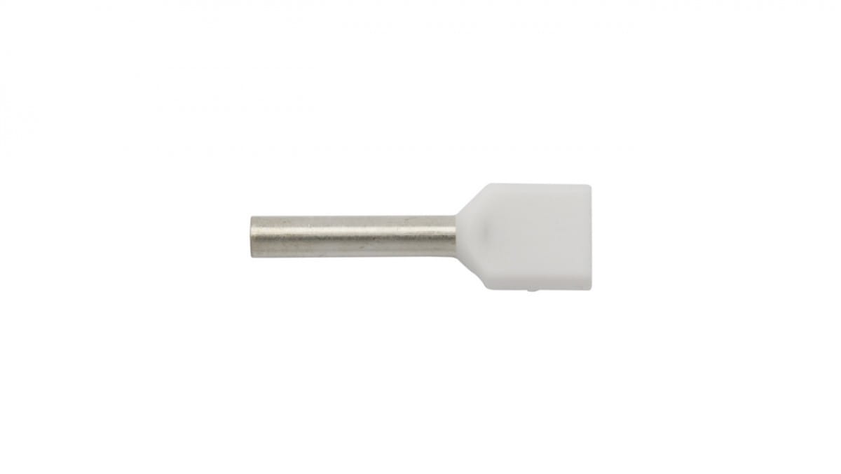 Isolierte Aderendhülse Hi 2 X 0,75/10 Weiß E08kh-02020100401 (500 Stück)