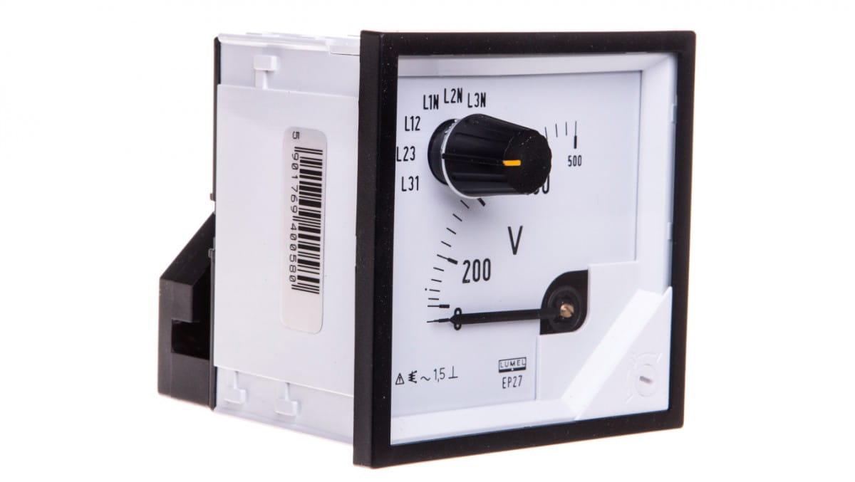Voltmeter Mit Schalter N E615 500v Arbeitsposition C3 K=90 Grad Ohne Kj-zertifikat Ep27ne6150000