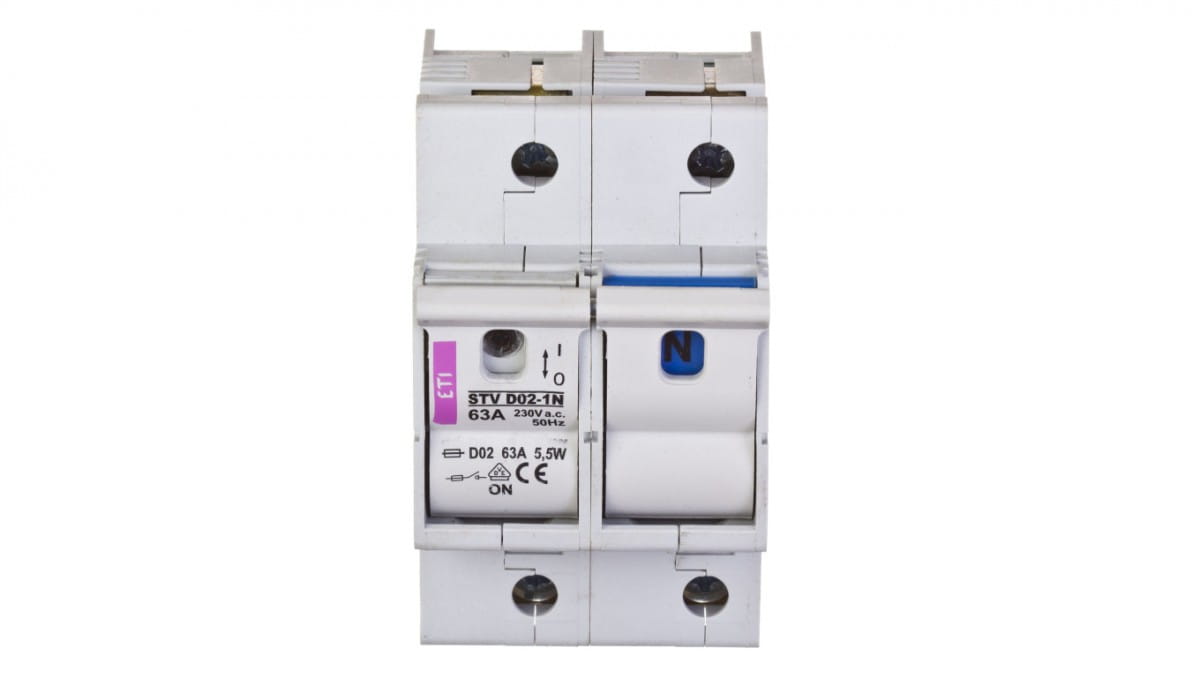 Sicherungsschalter 1p+n 63a Stv D02 002271002