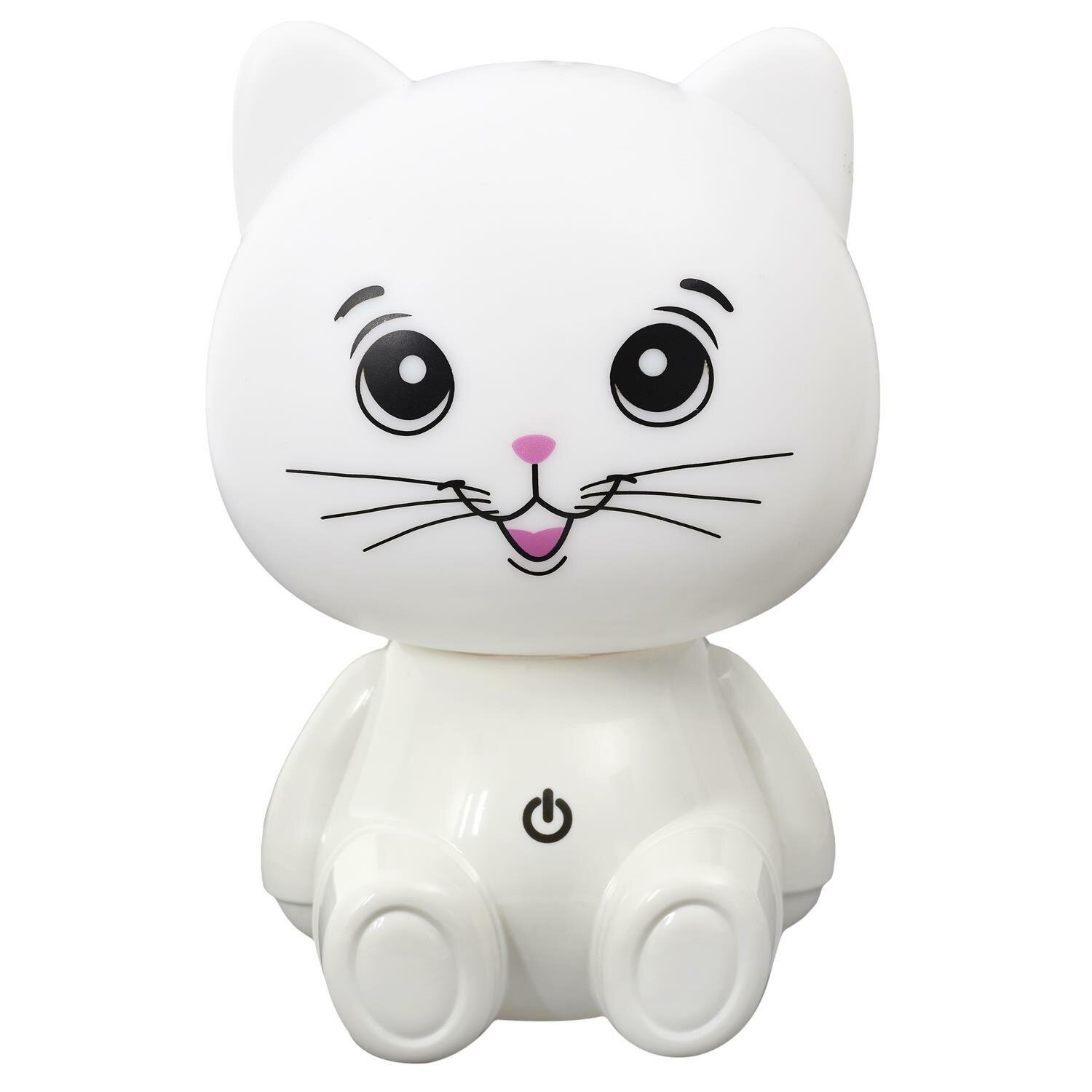 Katzen-usb-led-nachtlicht, Weiß