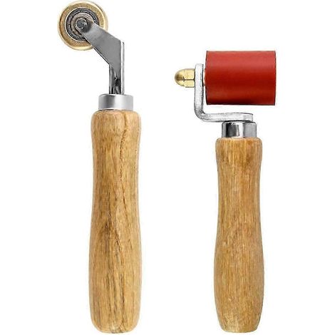 40mm Silicone Seam Roller Brass Wallpaper Tool Roofing Vinyl Flooring Detail