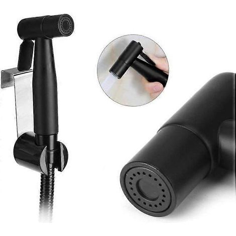 Toilet Handheld Showers Muslim Cloth Diaper Sprayer For Rear Washing - Womens Wash Faucet Set Black Womens Wash Copper Spray