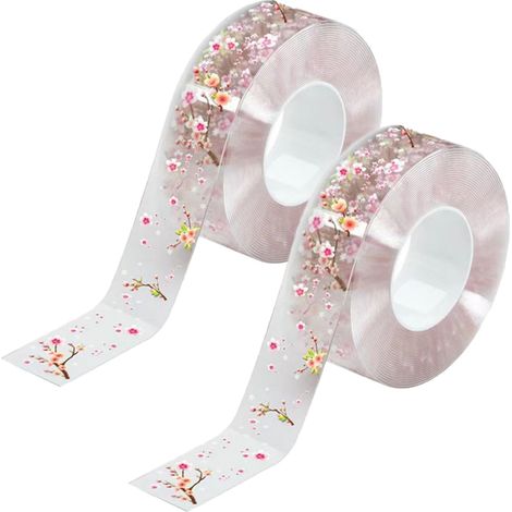 2 Rouleau De Ruban D'Étanchéité De Couture De 4.2cm X 3m,bande D'Eau De Scellage De Bord De Poêle Étanche Et Anti-moisissure, Parfaite Pour L'Évier