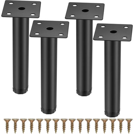 4 Stück Möbelfüße, 15 Cm/5,9 Zoll Verstellbare Möbelfüße, Metall-stützfüße Für Möbel/tisch/stuhl/schreibtisch/küche/schrank/sofa
