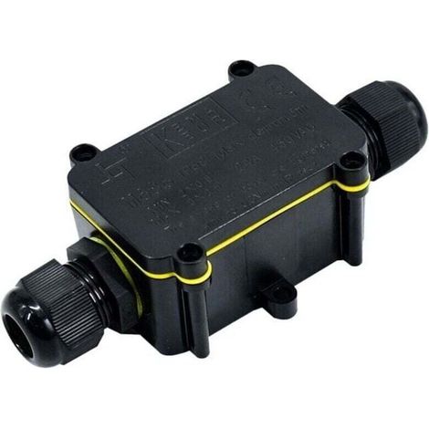 2 Stück Ip68 Wasserdichte Abzweigdose, Wasserdichte Außen-abzweigdose, 2-adriger Kabelverbinder Für Kabel 5-9mm Und 9mm-12mm