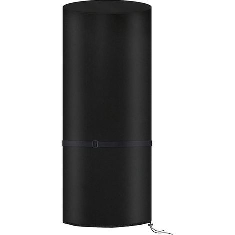 Pizzaofen-abdeckung Fyra 12, Wasserdicht Und Wetterfest, Tragetasche, Aus Oxford-gewebe, Transporttasche Für Pizzaofen - Schwarz (72 X 40 X 16 Cm)