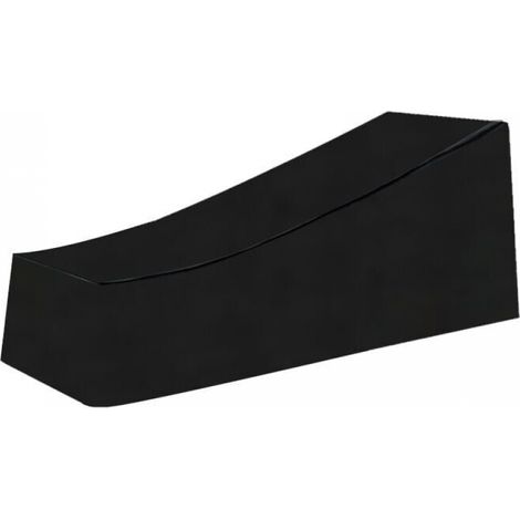 Gartenschaukel-abdeckung, Wasserdicht, Winddicht, Robust Aus 210d Oxford-gewebe, Abdeckung Für Liegestuhl (210x75x40/80cm)-schwarz