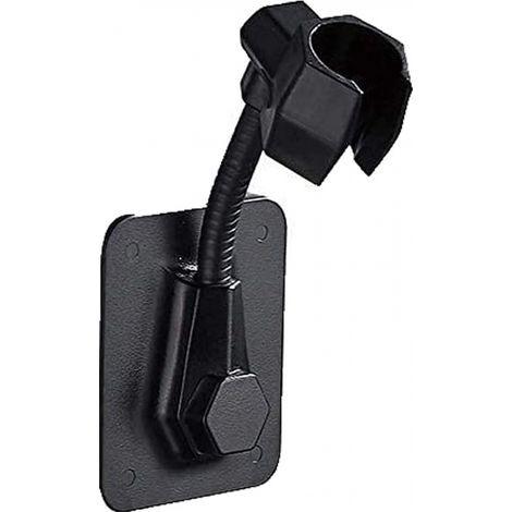 Universelle Duschhalterung, Wandmontierte Halterung Für Duschkopf, Verstellbar Aus Abs, Ohne Bohren, Selbstklebend, Schwenkbar Und Wasserdicht (schwarz)