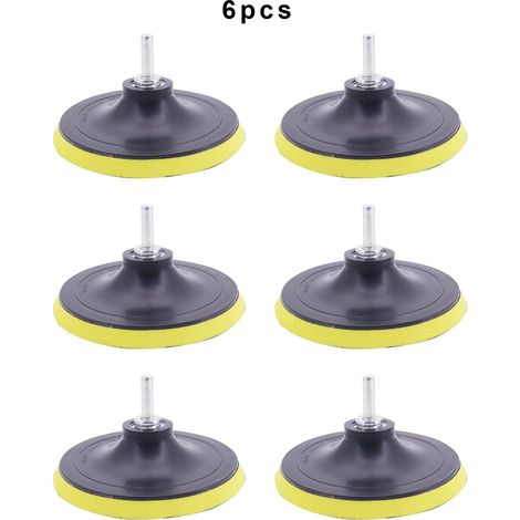 6 Stück 5 Zoll 125 Mm Schleifteller Mit M14-aufnahme, Schleifpad Für Bohrmaschine Und Winkelschleifer