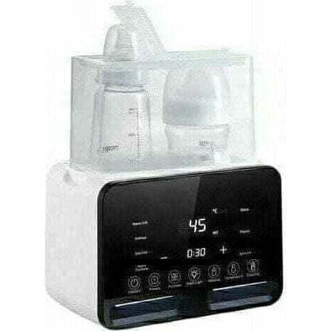 7-in-1 Flaschenwärmer, Sterilisator Und Milchwärmer, Schneller Auftauer Mit Nachtlicht Und Großem Lcd-bildschirm (schwarz)