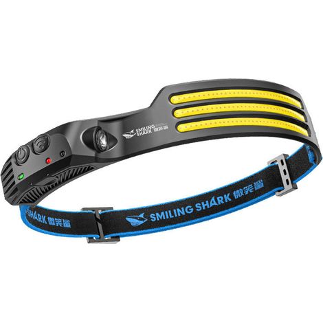 Super Helle Led-stirnlampe, Usb-aufladbare Stirnlampe Mit 3 Leds, 230° Extrem Hell Mit Bewegungssensor, Wasserdicht, 0,1 Kg Leicht, Ideal Für Angeln, Camping Und Laufen