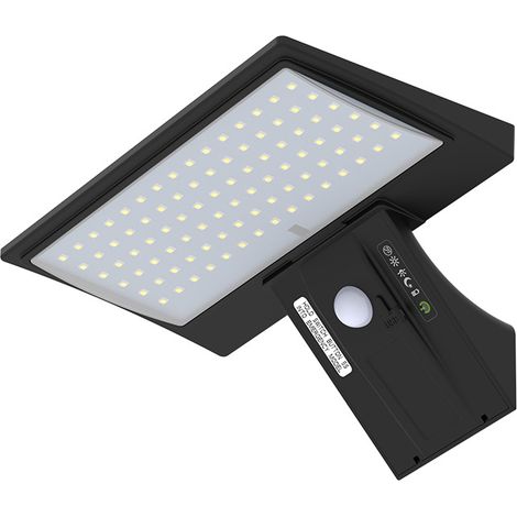 Solarleuchte Für Außen, 90 Leds Mit Bewegungsmelder, Wasserdichte Sicherheitsbeleuchtung, 2600 Mah (weißes Licht)