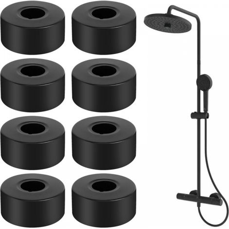 8er-set Duscharmaturen-rosetten, Heizkörperrosetten, Dekorative Duschrosetten Aus Edelstahl, Armaturenrosetten