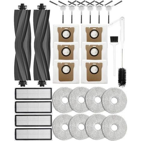 26-teiliges Ersatzteil-set Für Dreame L10s Ultra/l10 Ultra/l10s Pro/l10s Pro Gen 2/l10 Prime Staubsauger, Zubehör Für Xiaomi X10+/x20+ Ultra: 2 Hauptbürsten, 6 Seitenbürsten