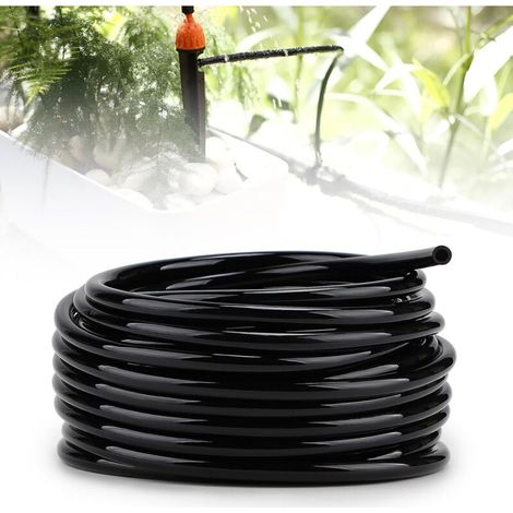 Tropfschlauch 4mm, Pvc Schwarz, 10m, Mikro-tropfbewässerung Für Garten, Gemüsebeet, Industrie