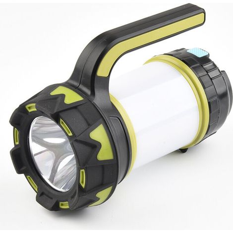 Wiederaufladbare Led-laterne, 1000 Lumen 3000mah Campinglampe 360°, Wiederaufladbare Led-lampe Tragbarer Projektor, Ultra Stark, Campinglampe 6 Modi, Usb-kabel Inklusive, Ipx4 Wasserdicht