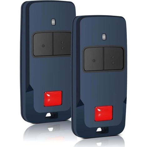 2 Stück Fernbedienung Mit 3 Tasten Für Bft Mitto 2 B Rcb 433,92 Mhz - Kompatibel Mit Bft Mitto, Kleio, Ghibli, Trc 2 - 2 Tasten, Rolling Code, Einfach Zu Programmieren