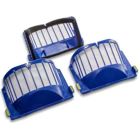 Filter Für Staubsauger – 3x Kompatibler Filter Für Irobot Roomba 600-serie Aerovac, 600, 620, 630, 650, 660 Staubsauger – Hepa-filter Gegen Allergien