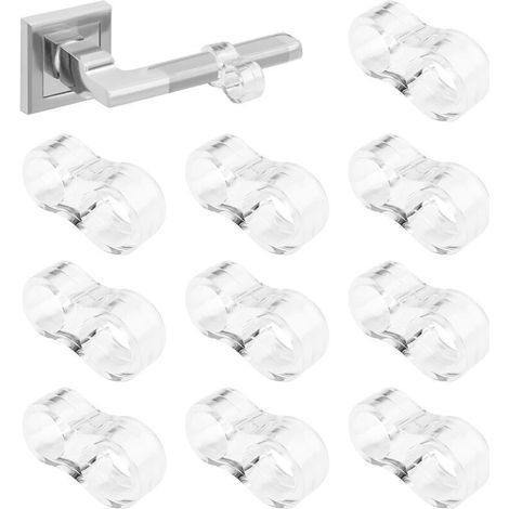 10 Stück Türstopper, Transparenter Griff-türanschlag Ohne Bohren, Innentür-dämpfer Zum Schutz Von Wänden, Türen Und Fenstern