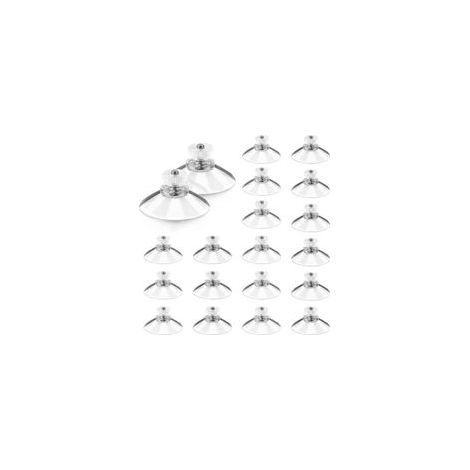 2er-pack Saugnäpfe Mit M5-gewinde Und Rändelschrauben, Transparente 40 Mm Gewindesaugnäpfe, Bohrenfreie Glassaugnäpfe Für Auto, Dekoration Und Aufhängung
