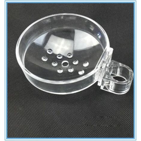 Transparente Abs-seifenschale Für Badezimmer, Rund, Durchmesser 22 Mm
