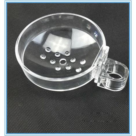 Runde, Transparente Abs-seifenschale Für Duschstange – Durchmesser 22 Mm, Dezentes Und Robustes Design