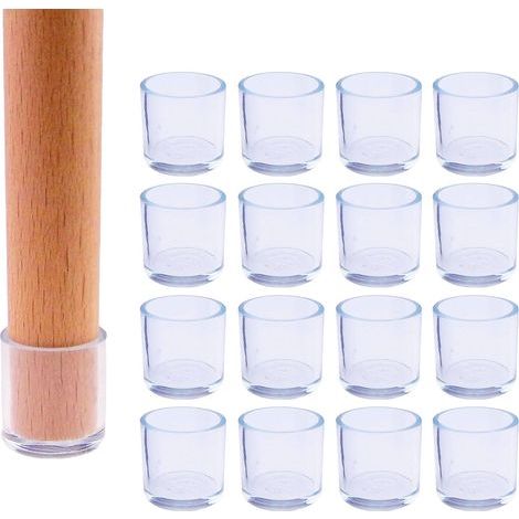 Set Aus 16 Stuhlbeinschonern – Silikon – Rund – Durchmesser: 22 Mm