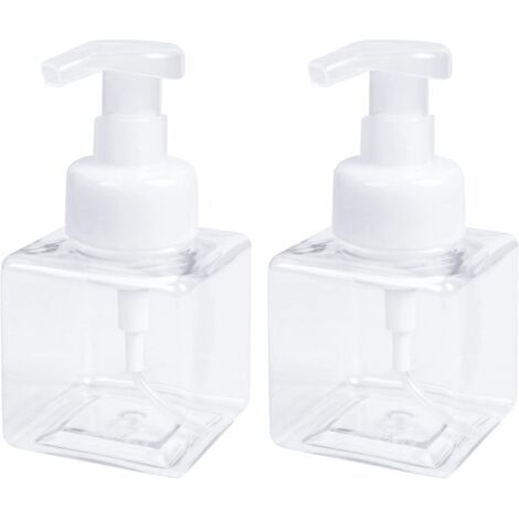 2 Stück Schaumseifenspender, Leere 250 Ml (8,5 Oz) Schaumpumpflaschen