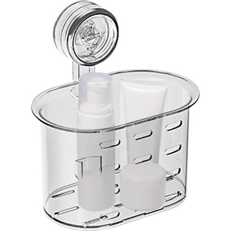 Duschorganizer Für Badezimmer, Aufbewahrungsbox Für Badaccessoires, Abnehmbarer Saugnapf-halter Ohne Bohren Für Handtücher, Toilettenartikel Und Kosmetika