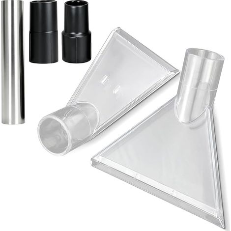 2 X Staubsaugerdüse, Staubsaugerdüse, Auto-staubsaugerdüse Bürste Staubsaugerspitzen Transparenter Adapter