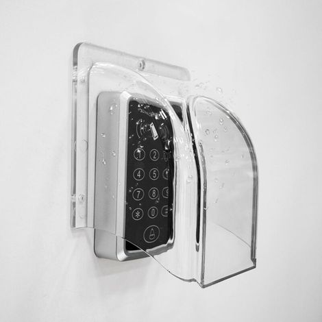 Regenhülle Für Video-türklingel, Reflektionsfreie Kunststoff-regenhülle, Wasserschutz, Kompatibel Mit Den Meisten Video-türklingeln