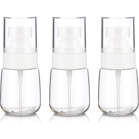 3er-set Kleine Reisezerstäuber 30 Ml, Leere Reisezerstäuber, Mini-kunststoffzerstäuber Mit Feinem Sprühnebel