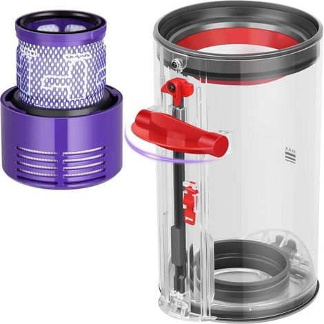 Mülleimer Staubsammelbehälter Für Dyson V10 Sv12 Sv13 Sv27 Filter Staubbehälter Tank Ersatzteile Zubehör Behälter Für Dyson V10 Filtrierend Ersatz Zubehör Staubbehälter