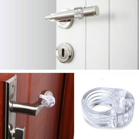 Schutzgriff Für Tür, 10er Pack, Türgriffstopper, Türanschlag Für Griff, Transparente Stoßdämpfer Für Tür- Und Fenstergriffe