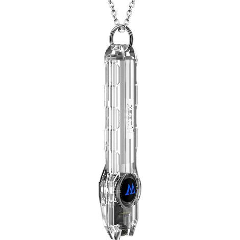G1 Mini Led-taschenlampe, 40 Lumen, Usb-c Aufladbar Mit Schlüsselanhänger, Kleine Taschenlampe Für Outdoor-camping (transparent)
